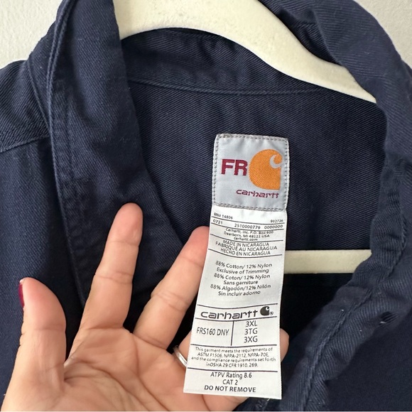 Carhartt FR long sleeve button shirt - Picture 3 of 4